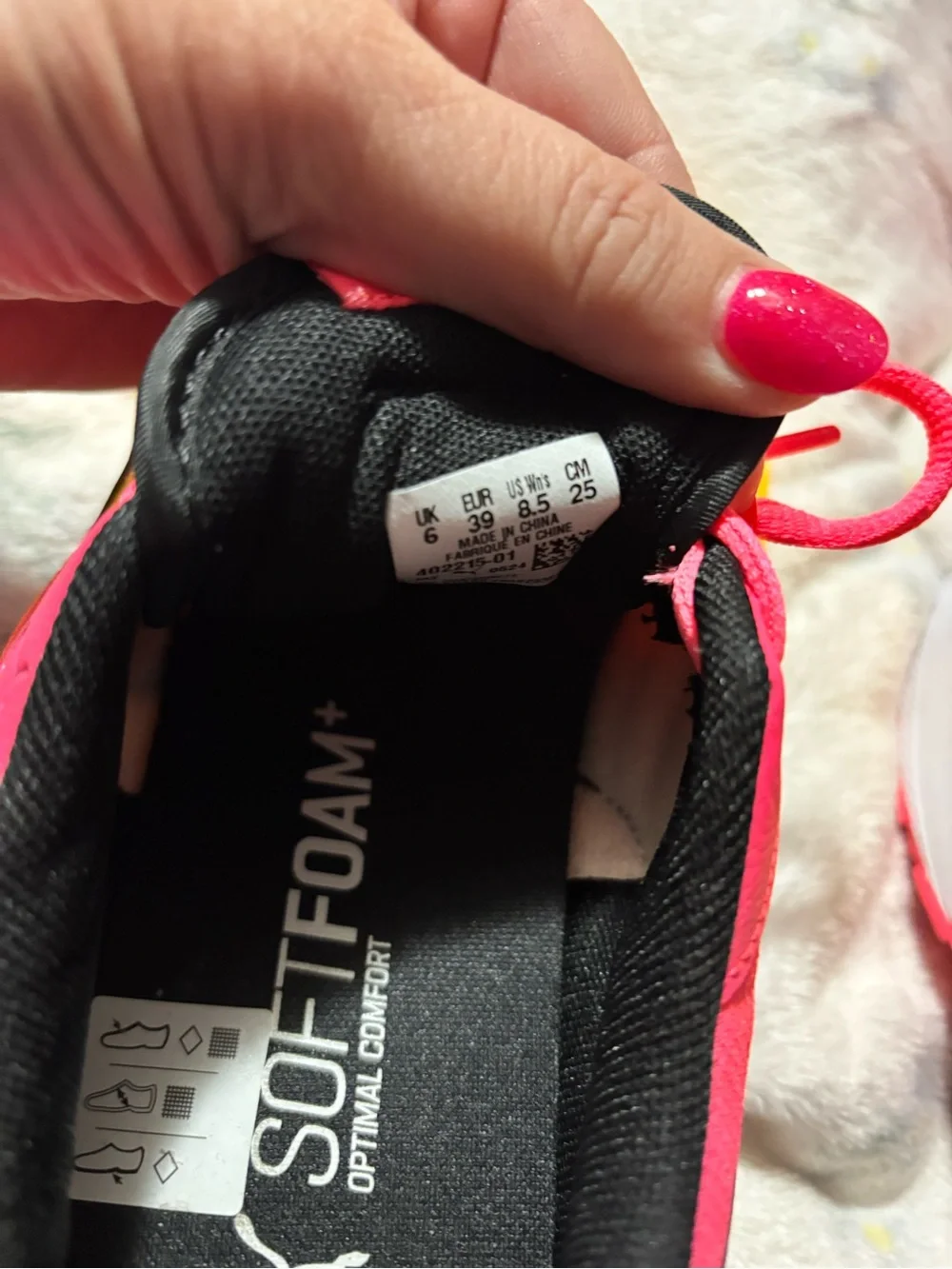 Puma Women's Neon Pink and Yellow Running Sneakers